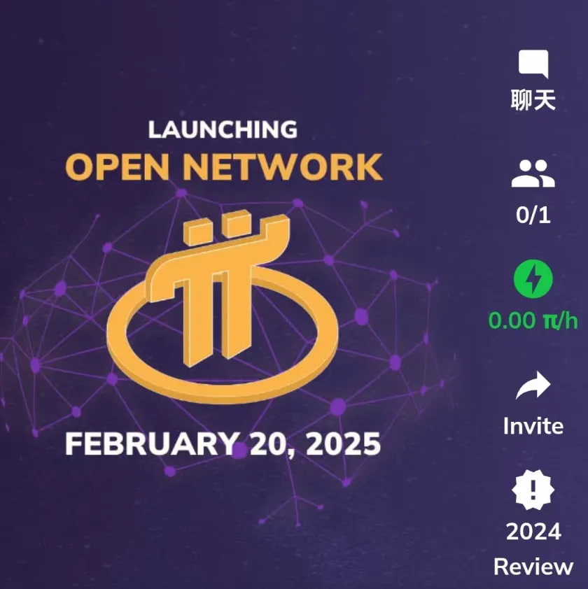 pi币(也叫派币)即将在2月20日上线主网